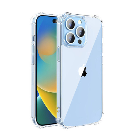 Husa Anti Shock compatibila cu Apple iPhone 14 Pro Max, Flexibil, Anti-Explozie, AntiDust, Transparenta