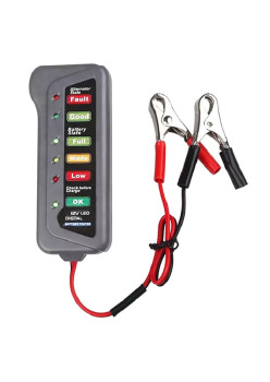 Tester baterie auto, 12V, 15A