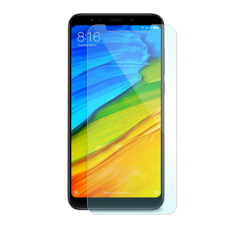 Folie sticla 2.5D cover pentru Xiaomi Redmi 5 Plus cu adeziv pe toata suprafata, Transparenta