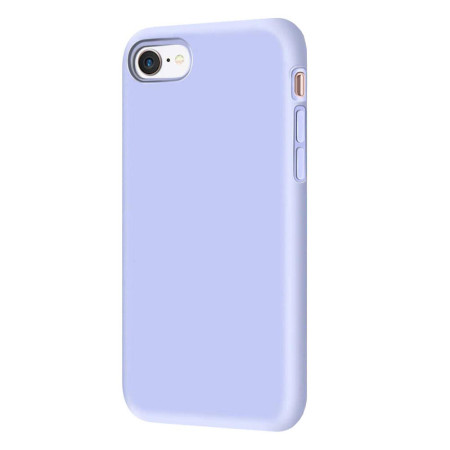 Husa compatibila cu Apple iPhone SE 3 2022, Camera Ultra Safe, Interior cu Microfibra, HTPMAG, Lavander