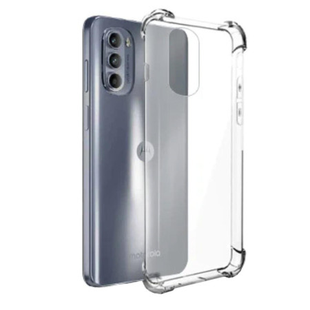Husa Anti Shock compatibila cu Motorola Moto G62, Flexibil, Anti-Explozie, AntiDust, Transparenta