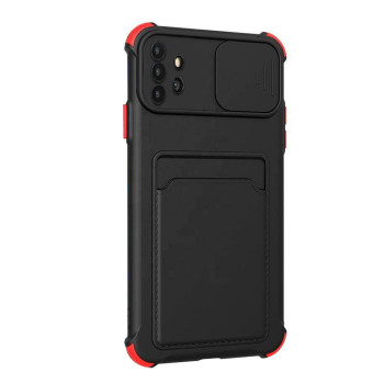 Husa AntySpy Lens compatibila cu Samsung Galaxy A33 5G, Card SLOT365, Antisoc Armor, HTPMAG, Black