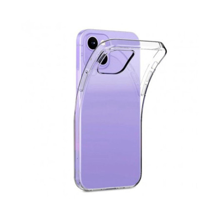 Husa iSlim compatibila cu Apple iPhone 13 Mini, Cristal Clear, HTP®, Transparent