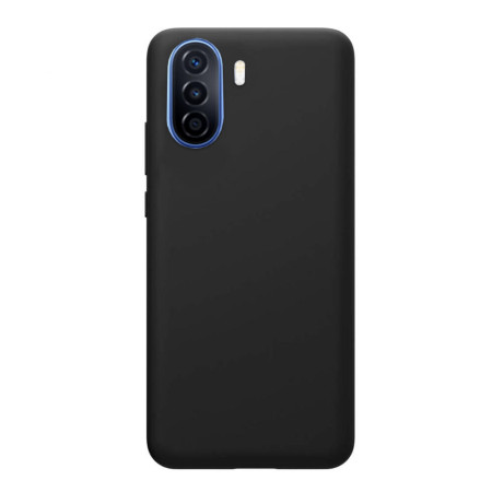 Husa compatibila cu Huawei Nova Y70, Matte Efect, Camera Ultra Safe, HTPMAG, Negru