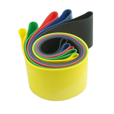 Benzi Elastice de Rezistenta Fitislim, Fitness Set de 5, Pentru Femei si Barbati, 5 Trepte de Dificultate, Antrenament sala, Yoga, Pilates, Terapie Fizica