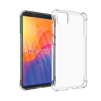 Husa Huawei Y5P - Silicon Gel Shockproof, Htphone iSlim - TRANSPARENTA