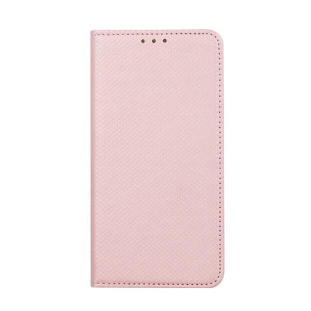 Husa pentru Samsung Galaxy A12 Flip On Smart Magnet, Rose