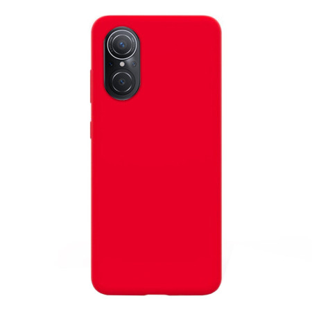 Husa compatibila cu Huawei Nova 9 SE, Matte Efect, Camera Ultra Safe, HTPMAG, Rosu