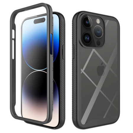 Husa DefencePro 360 compatibila cu Apple iPhone 14 Pro, Black