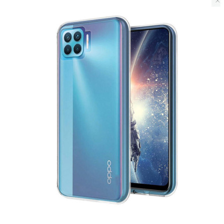 Husa iSlim compatibila cu OPPO Reno 4 Lite, Cristal Clear, HTPMAG, Transparent