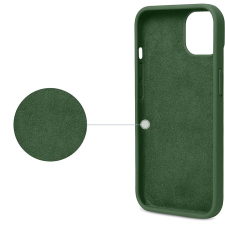 Husa protectie compatibila cu Apple Iphone 14 Plus, Slim, HTPMAG, Camera SuperProtect, Interior din Microfibra, Kaki 32.422