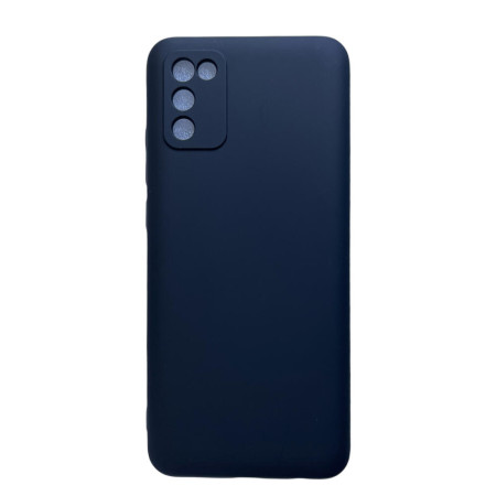 Husa din silicon cu protectie la camere si microfibra pe interior, compatibila cu Samsung Galaxy A02s / A03s / F02s / Negru
