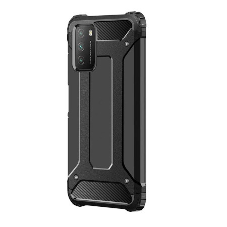 Husa compatibila cu Xiaomi Poco M3, Hybrid Armor, HTP®, Negru