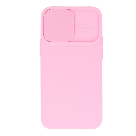 Husa protectie spate si camera foto compatibila cu Samsung Galaxy A13 5G, Privacy CamShield, Microfibra, Rose