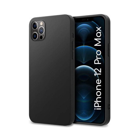 Husa HTPMAG iSlim pentru iPhone 12 Pro Max ,TPU , Negru