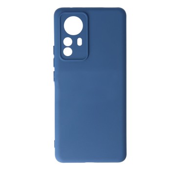 Husa protectie compatibila cu Xiaomi 12 Pro, Slim, HTPMAG, Camera SuperProtect, Interior din Microfibra, Albastru 32.422