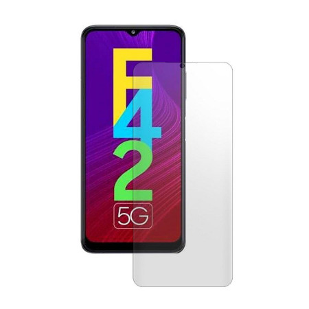Folie de Protectie compatibila cu Samsung Galaxy F42 5G, Flexible, Silicon, Protectie Completa,Instalare usoara, Full Glue,Hydrogel HTPMAG®, Transparenta