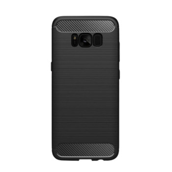 Husa pentru Samsung Galaxy S8 Plus, Silicon TPU, Negru