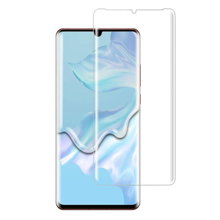 Folie sticla curbata HTPhone UV Full Glue compatibil cu Samsung Galaxy Note 10  Plus+ Lampa UV