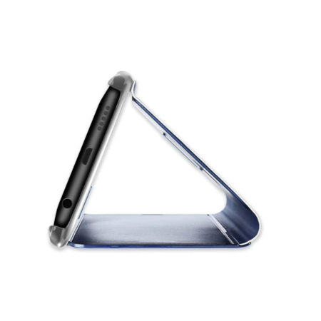 Husa Huawei Y6P Clear View , Mirror Effect, Neagra