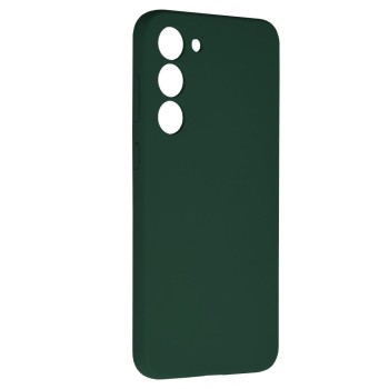Husa Soft Edge compatibila cu Samsung Galaxy S23 Plus, Antiamprenta, Interior Microfibra, Camera Extra Pro, Verde