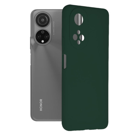 Husa Soft Edge compatibila cu Huawei Honor X7, Antiamprenta, Interior Microfibra, Camera Extra Pro, Verde