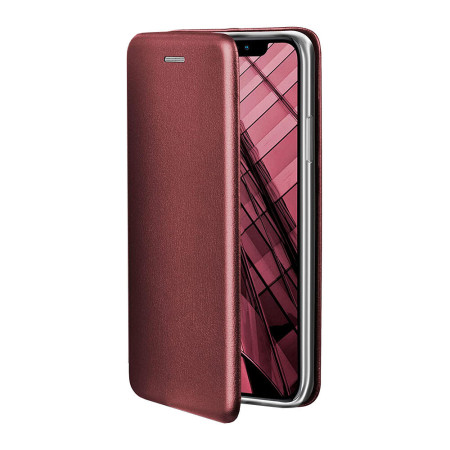 Husa compatibila cu Samsung Galaxy A03 Core, Ultra ON Elegance, Magnet Close, Slim, Burghundi