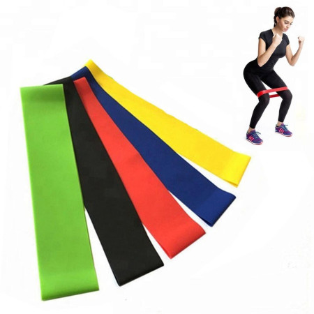 Benzi Elastice de Rezistenta Fitislim, Fitness Set de 5, Pentru Femei si Barbati, 5 Trepte de Dificultate, Antrenament sala, Yoga, Pilates, Terapie Fizica