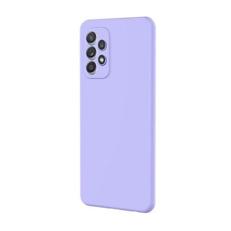 Husa protectie compatibila cu Samsung Galaxy A33 5G, Slim, HTPMAG, Camera SuperProtect, Interior din Microfibra, Mov