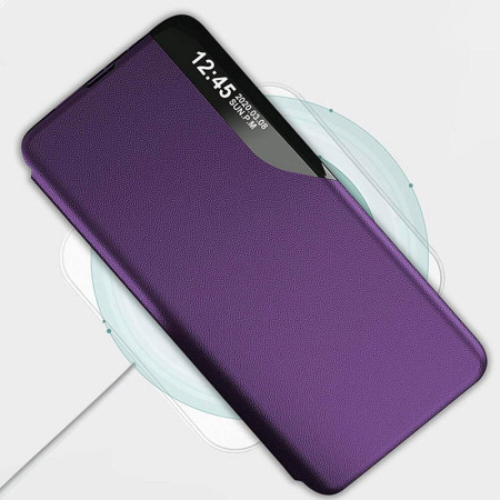 Husa Smart View compatibila cu Samsung Galaxy M51, E-fold, Mov