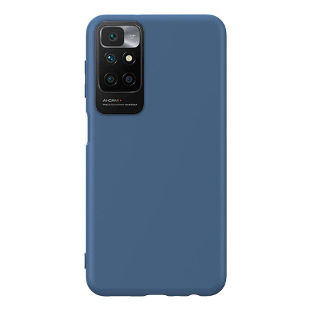 Husa protectie compatibila cu Xiaomi Redmi 10 / Xiaomi Redmi 10 2022 Slim, HTPMAG, Camera SuperProtect, Interior din Microfibra, Navy 32.422