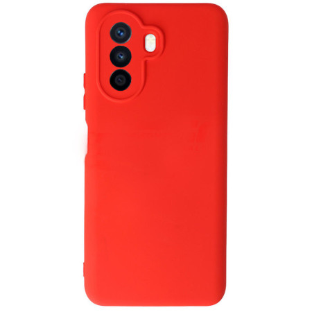 Husa protectie compatibila cu Huawei Nova Y70, Slim, HTPMAG, Camera SuperProtect, Interior din Microfibra, Rosu