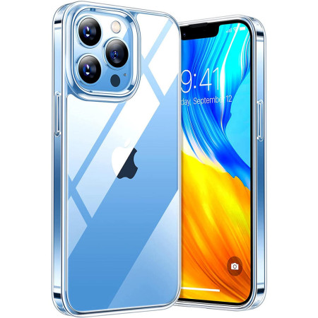 Husa Premium din silicon / gel TPU transparenta cu protectie la camere pentru iPhone 13 Pro Max