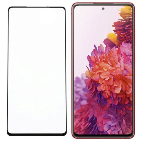 Folie Sticla Full Cover Premium pentru Samsung Galaxy S20 FE, 5D, Full Glue, Negru