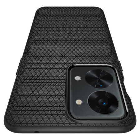 Husa Liquid Fiber compatibila cu Oneplus Nord 2T 5G, Flexibila, Air G, Black