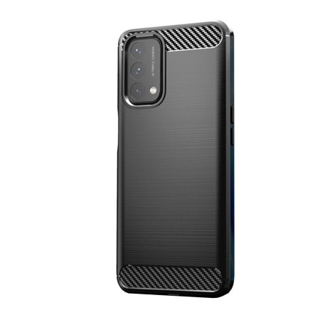 Husa compatibila cu OPPO A54 5G / A74 5G TPU Carbon, Negru
