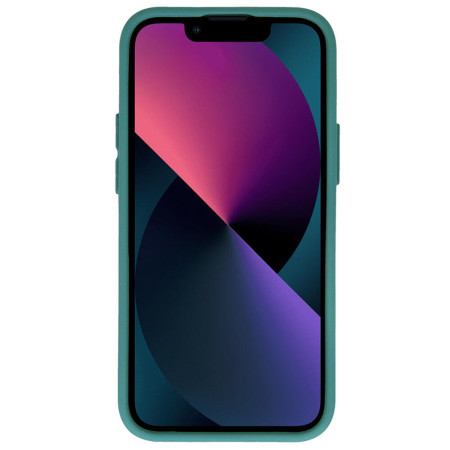 Husa protectie spate si camera foto compatibila cu Apple iPhone 14 Pro Max, Privacy CamShield, Interior Microfibra, Verde