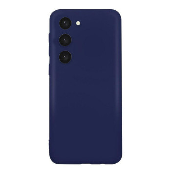 Husa compatibila cu Samsung Galaxy S23, Matte Efect, Camera Ultra Safe, HTPMAG, Albastru