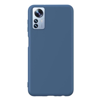 Husa compatibila cu Xiaomi 12X 5G, Matte Efect, Camera Ultra Safe, HTPMAG, Navy