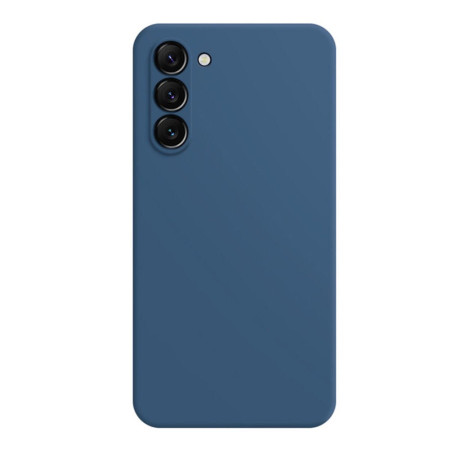 Husa protectie compatibila cu Samsung Galaxy S23, Slim, HTPMAG, Camera SuperProtect, Interior din Microfibra, Albastru 32.422