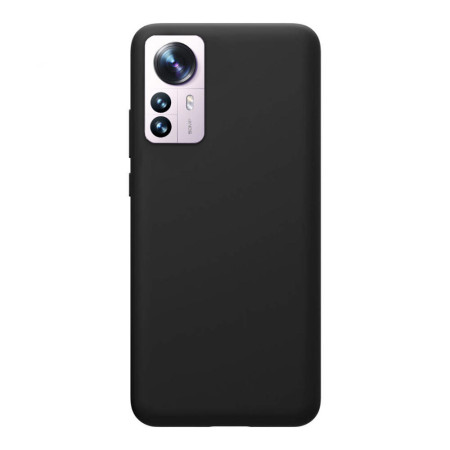 Husa compatibila cu Xiaomi 12 Pro 5G, Matte Efect, Camera Ultra Safe, HTPMAG, Negru