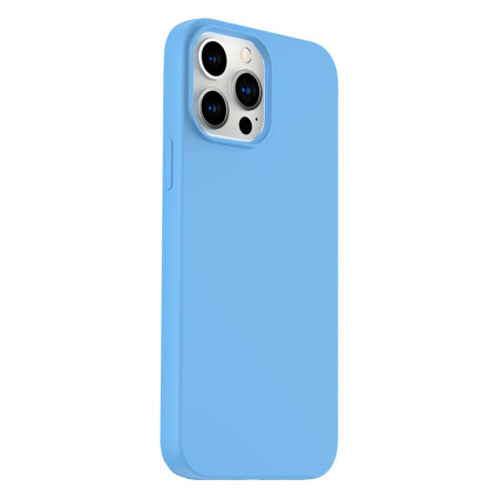 Husa protectie compatibila cu Apple Iphone 14 Pro Max, Slim, HTPMAG, Camera SuperProtect, Interior din Microfibra, Marine Blue 32.422