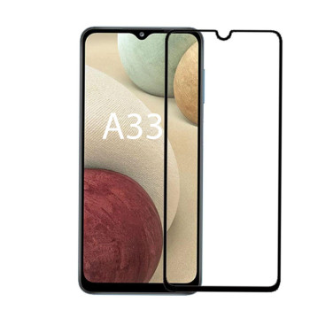 Folie sticla securizata pentru Samsung Galaxy A33 5G, Pro IAO3, Acopera tot ecranul, Full Glue cu lipire completa, 9H, 3D,HTPMAG, Negru