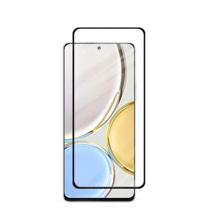 Folie sticla securizata pentru Huawei Honor Magic 4 Lite 5G, Pro IAO3, Acopera tot ecranul, Full Glue cu lipire completa, 9H, 3D, Negru