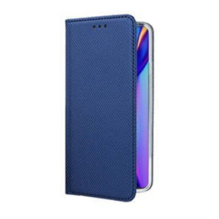 Husa Smart Magnet compatibila cu Samsung Galaxy S21 FE, Optim Close, Flip On HTPMAG, Navy