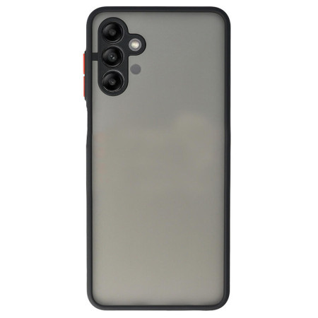 Husa compatibila cu Samsung Galaxy A04s, Protectie Camera, Slim Matt, Negru