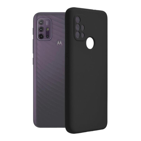 Husa Soft Edge compatibila cu Motorola Moto G10 / G30, Antiamprenta, Matt,HTP®, Black