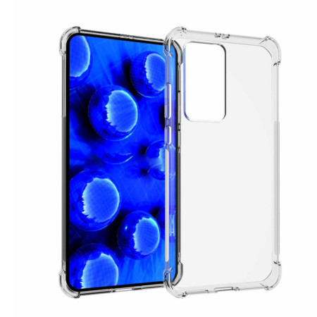 Husa Huawei P40 Pro - Silicon Gel Shockproof, Htphone iSlim - TRANSPARENTA