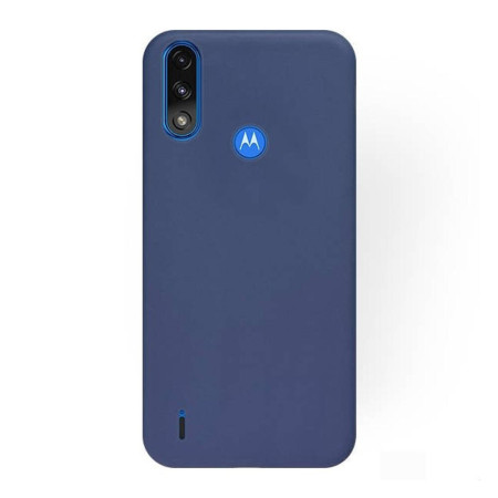 Husa compatibila cu Motorola Moto E7 Power, Matte Efect, Pro iSlim HTPMAG®, Navy Blue