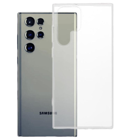 Husa iSlim compatibila cu Samsung Galaxy S22 Ultra, Cristal HTPMAG, Flexibila, Transparent